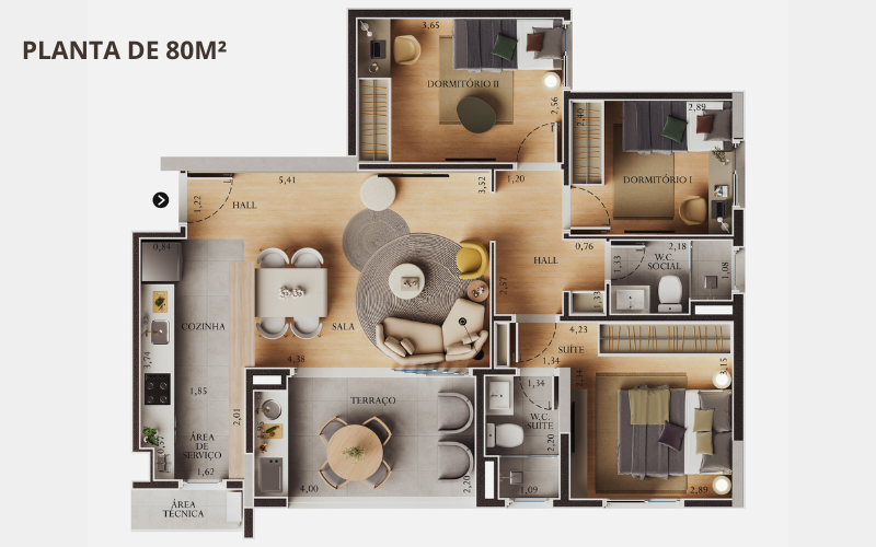 Grand Palazzo - Apartamentos de alto padrão, em uma região nobre da Cidade.