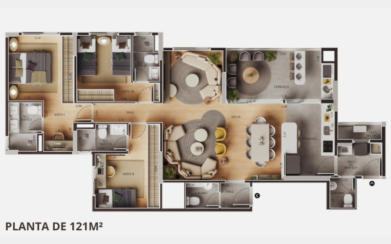 Grand Palazzo - Apartamentos de alto padrão, em uma região nobre da Cidade.